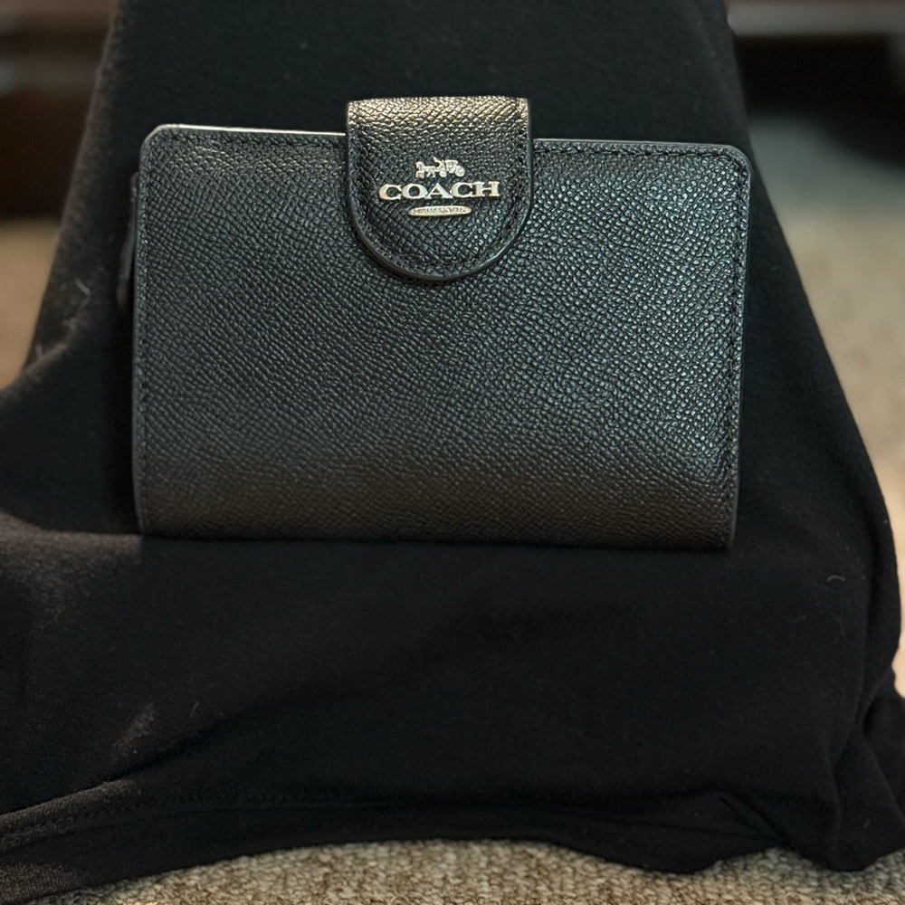 Coach Black Leather Wallet